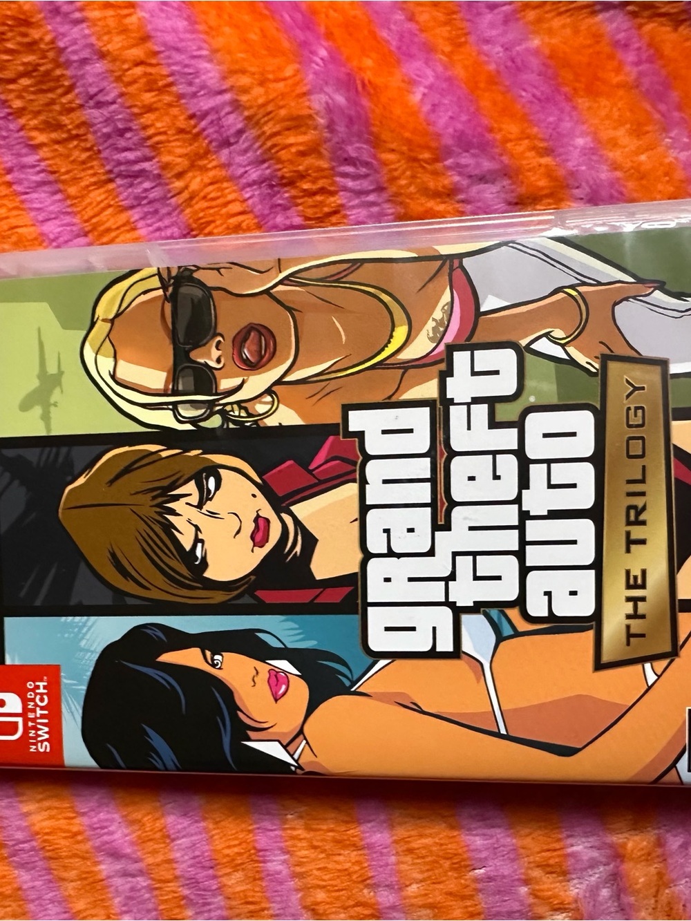 Nintendo Grand Theft Auto: The Trilogy - Green, Black, White, Pink, Blue Artwork